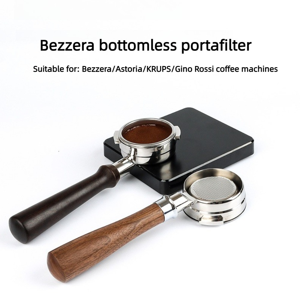 Naked Portafilter Bottomless - Bezzera 58mm Bodenloser Siebträger Edelstahl Nackter