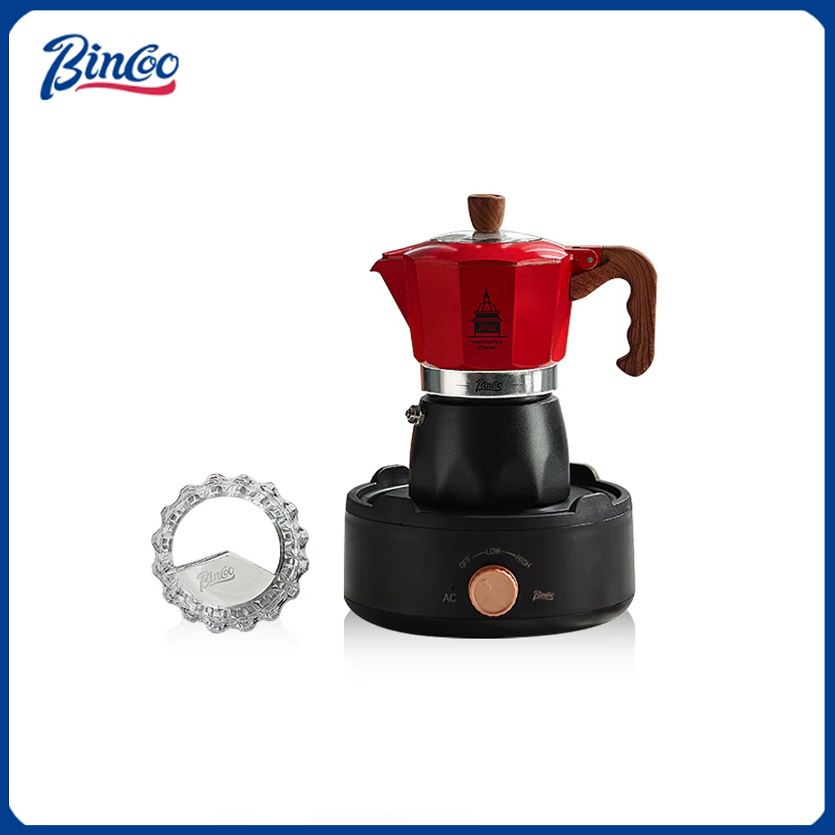 Coffee Equipment Brands - Bincoo Doppelventil Kaffee Moka Topf Espressomaschine