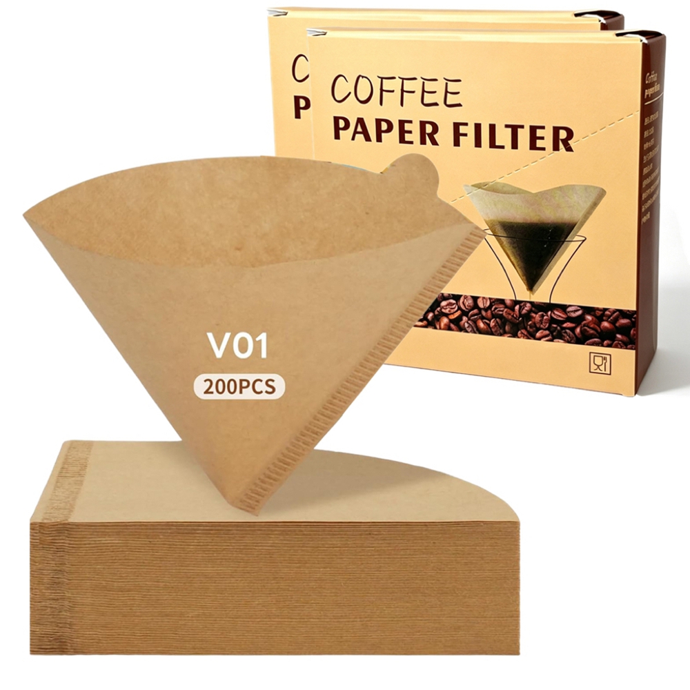 Coffee Equipment Distributor - Kaffeefilter 200 Stück Konische Kaffeefilter #