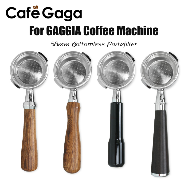Naked Portafilter Bottomless - 58MM Kaffee Bodenloser Siebträger für GAGGIA
