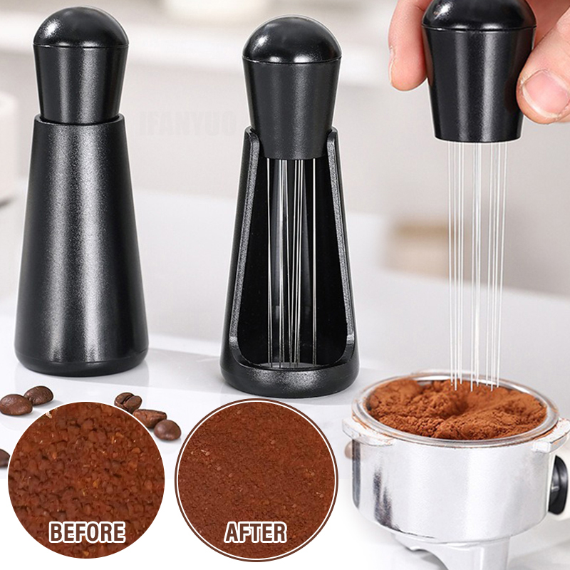 Coffee Equipment Distributor - Kaffeenadel Espresso-Kaffeemixer Verteilungswerkzeug Tragbarer Handkaffeemixer Tamper