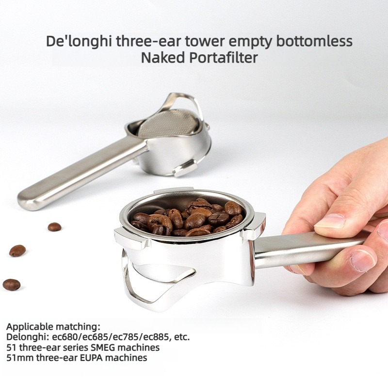 Delonghi 51-mm-Bodenloser Sieb – Coffee Equipment Brands Bewertung und Preis