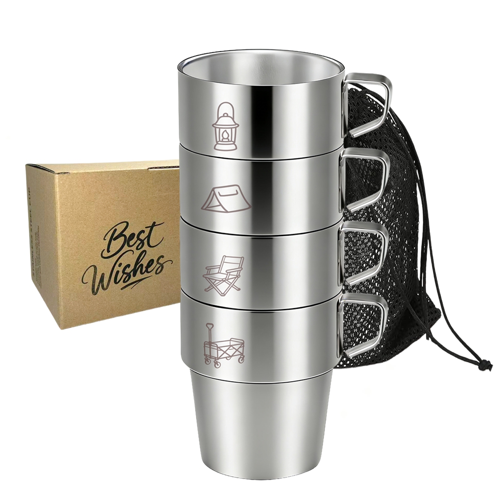 4er-Pack Campingbecher aus Ede – Coffee Equipment Travel Bag Bewertung und Preis
