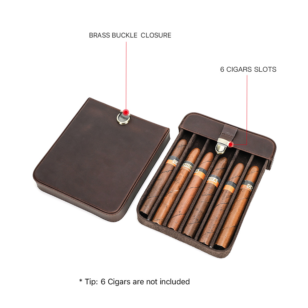Luxus Echtes Leder Tragbare Zi – Coffee Equipment Travel Bag Bewertung und Preis