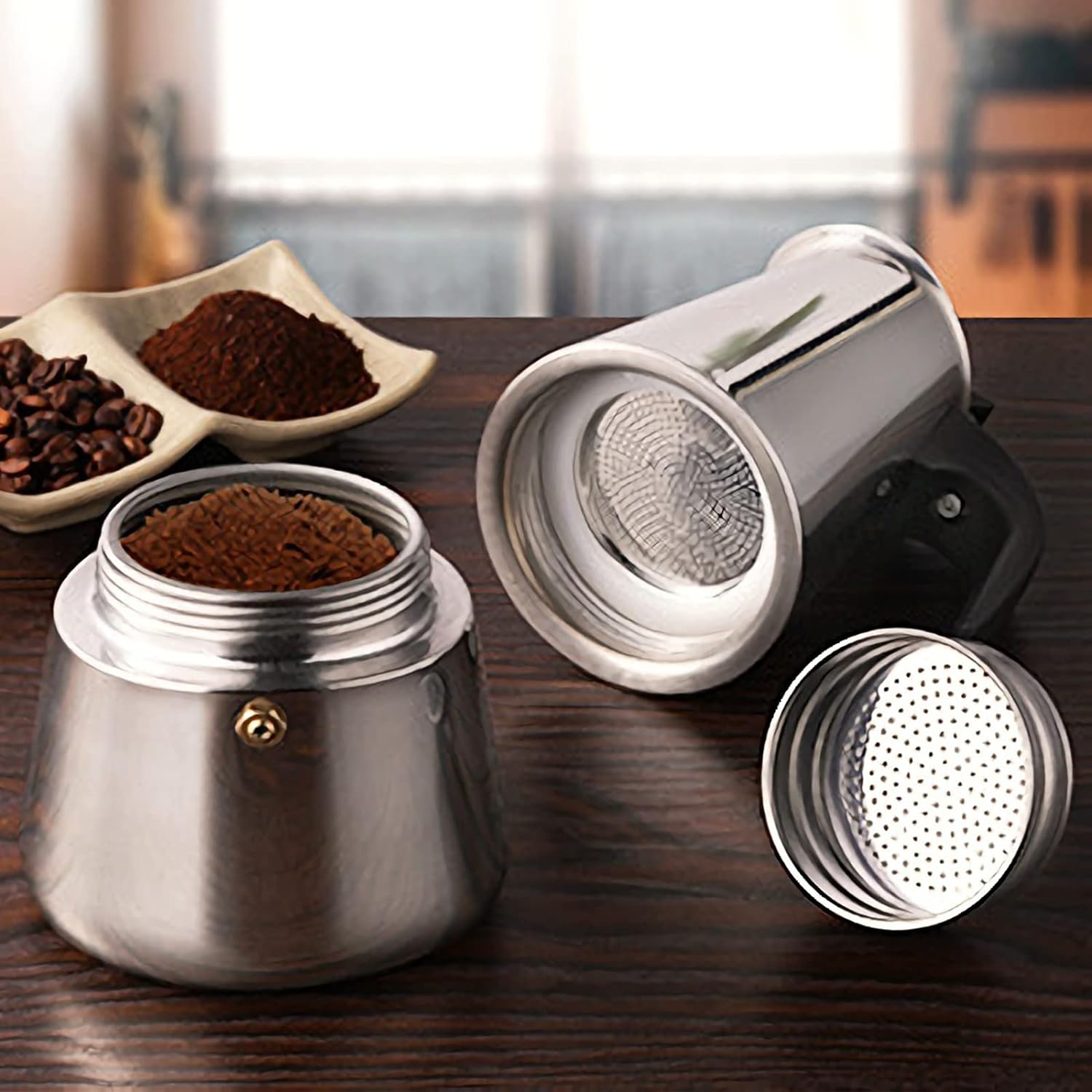4/6/9 Tassen Moka Pot Caffe Ma – Coffee Equipment Brands Bewertung und Preis