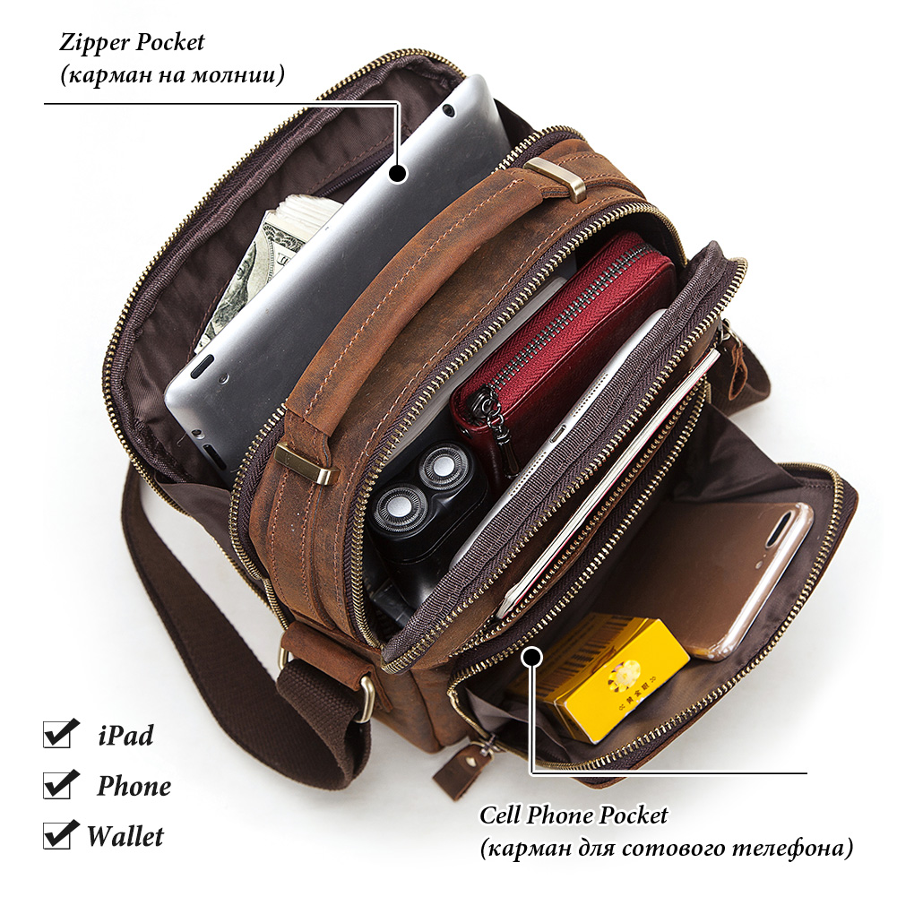 HUMERPAUL Echtes Leder männer  – Coffee Equipment Travel Bag Bewertung und Preis