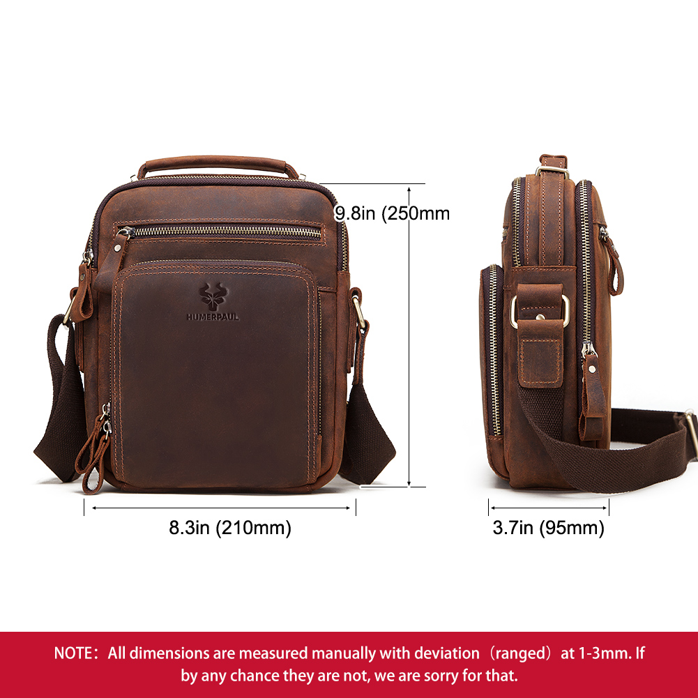 HUMERPAUL Echtes Leder männer  – Coffee Equipment Travel Bag Bewertung und Preis